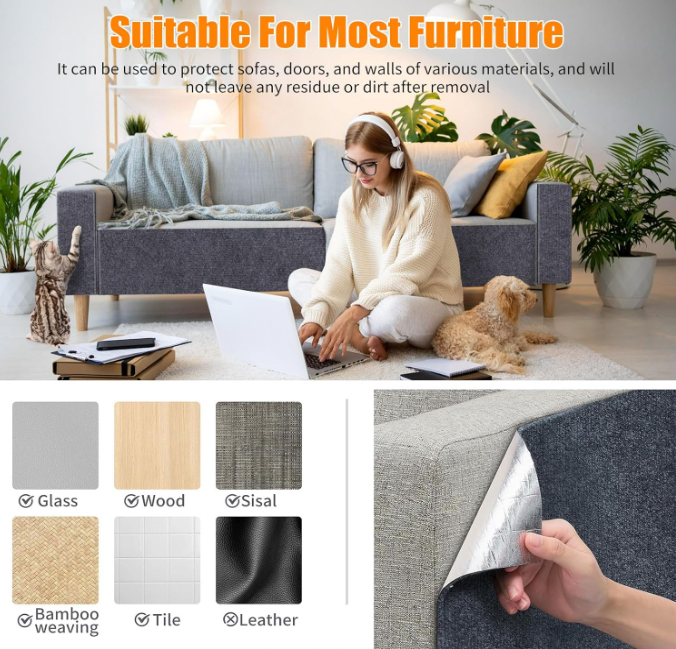Protect Your Home, Pamper Your Cat: The Ultimate Self-Adhesive Scratch Mat