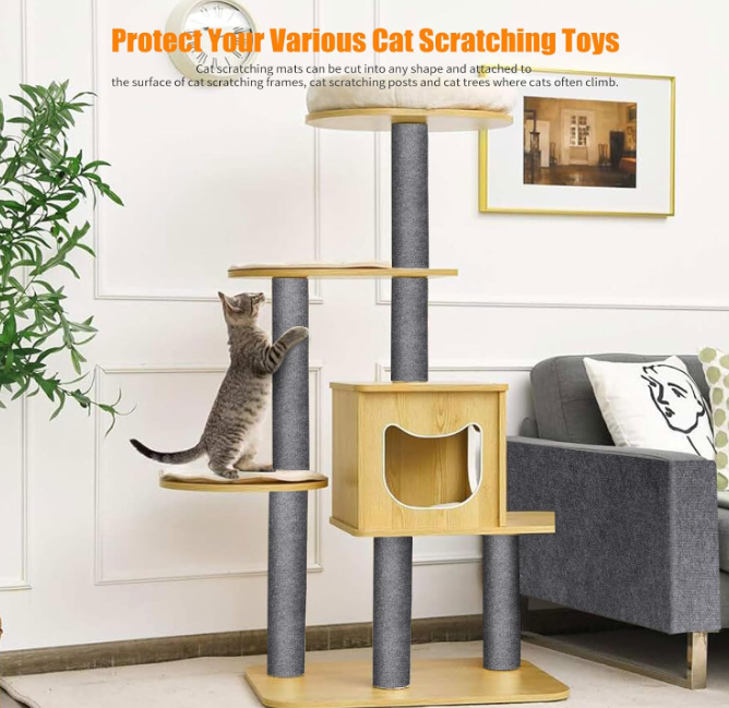 Protect Your Home, Pamper Your Cat: The Ultimate Self-Adhesive Scratch Mat